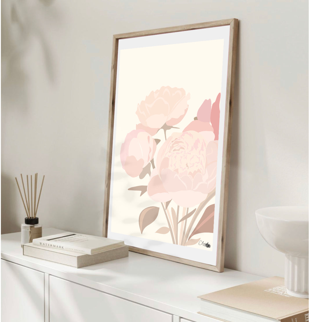 Peony Print