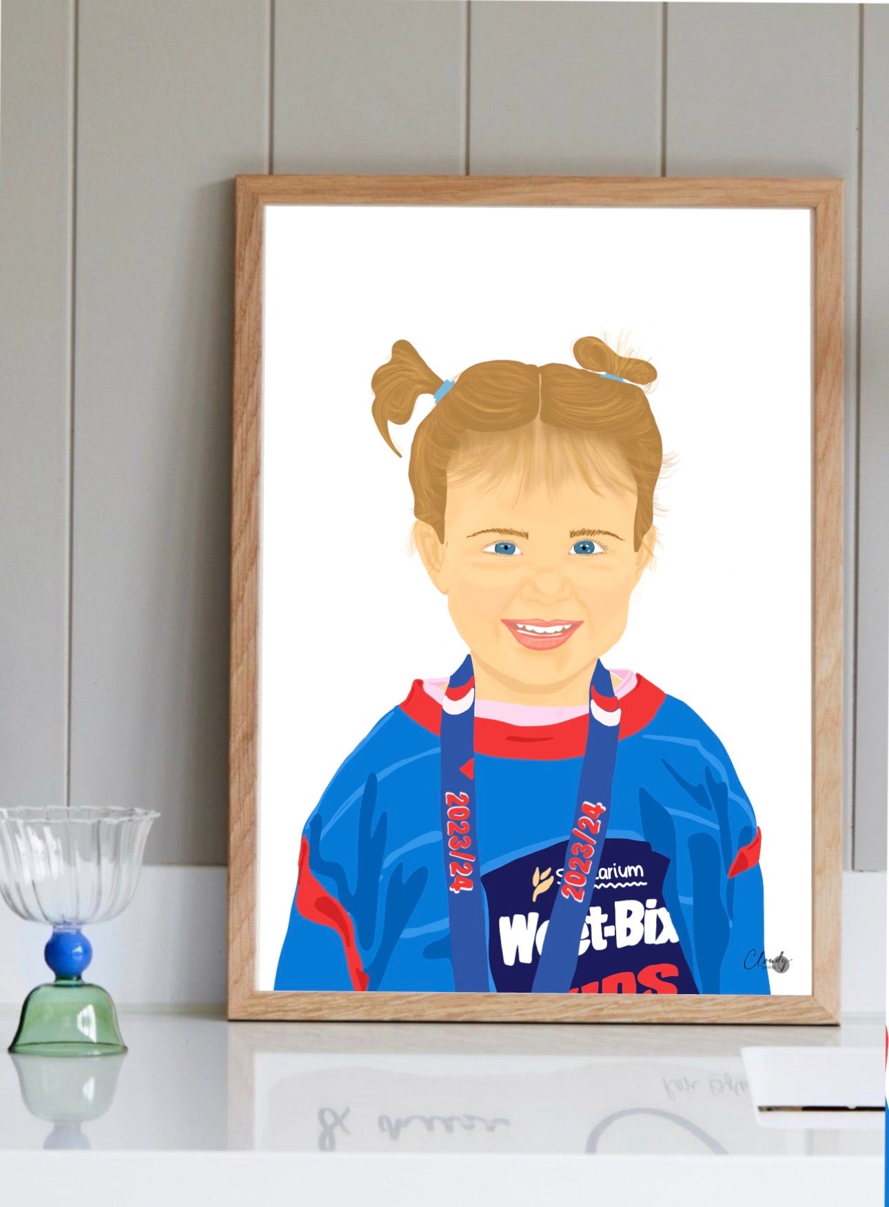 A detailed custom Illustration - people I Hand Drawn Art by NZ Artist | Cloudy Prints