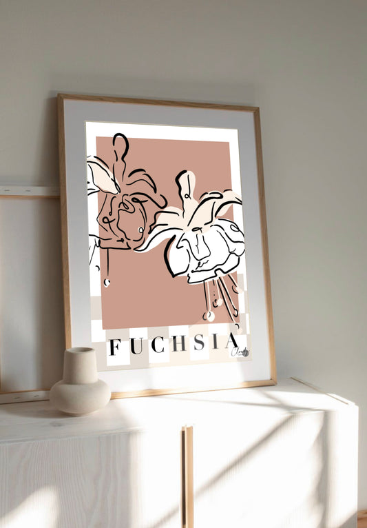 Fuchsia Print